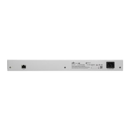 Switch Poe Unifi Capa 2 Administrable De 26 Puertos Gigabit (24 Eth Poe Y 2 Sfp) 802.3 Af/at 500 Watts Throughput De 38.69 Mpps Switch Poe Unifi Capa 2 Administrable De 26 Puertos Gigabit (24 Eth Poe Y 2 Sfp) 802.3 Af/at 500 Watts Throughput De 38.69 Mpps