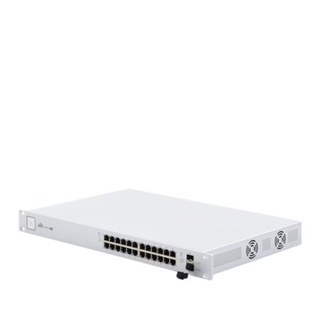 Switch Poe Unifi Capa 2 Administrable De 26 Puertos Gigabit (24 Eth Poe Y 2 Sfp) 802.3 Af/at 500 Watts Throughput De 38.69 Mpps Switch Poe Unifi Capa 2 Administrable De 26 Puertos Gigabit (24 Eth Poe Y 2 Sfp) 802.3 Af/at 500 Watts Throughput De 38.69 Mpps
