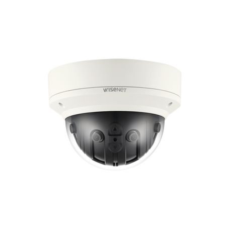 Cámara Ip 7.3 Mp Antivandálica Panorámica 180° / H.265  Wisestream / Exterior Ip66 / Ik10 / Poe