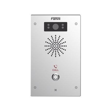 Video Intercomunicador Ip 2 Lineas Sip 2 Relevadores Con Botón Para Llamada Onvif Antivandálico Poe Ip65 E Ik10 Poe