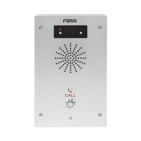 Video Intercomunicador Ip 2 Lineas Sip 2 Relevadores Con Botón Para Llamada Onvif Antivandálico Poe Ip65 E Ik10 Poe