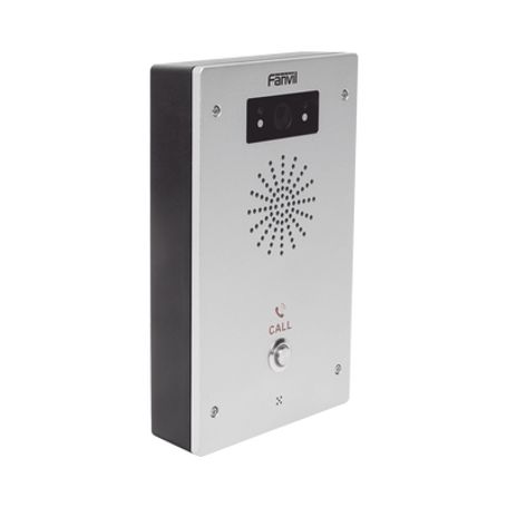 Video Intercomunicador Ip 2 Lineas Sip 2 Relevadores Con Botón Para Llamada Onvif Antivandálico Poe Ip65 E Ik10 Poe