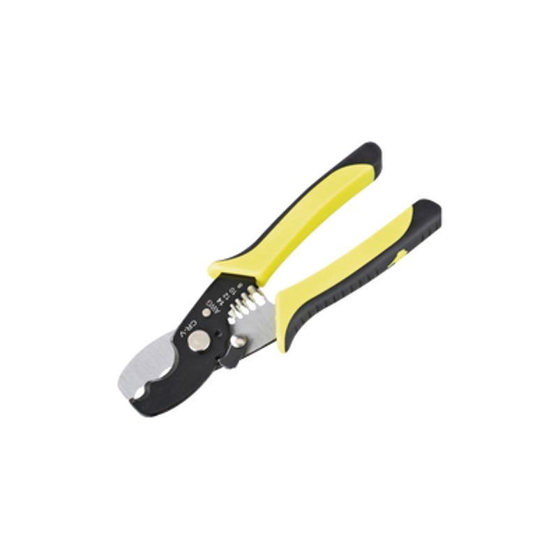 Pinza Pelacables (814 Awg) Y Cortacables (2/0 Awg Max.) Diseno De Alta Precisión. Mango Ergonómico. 
