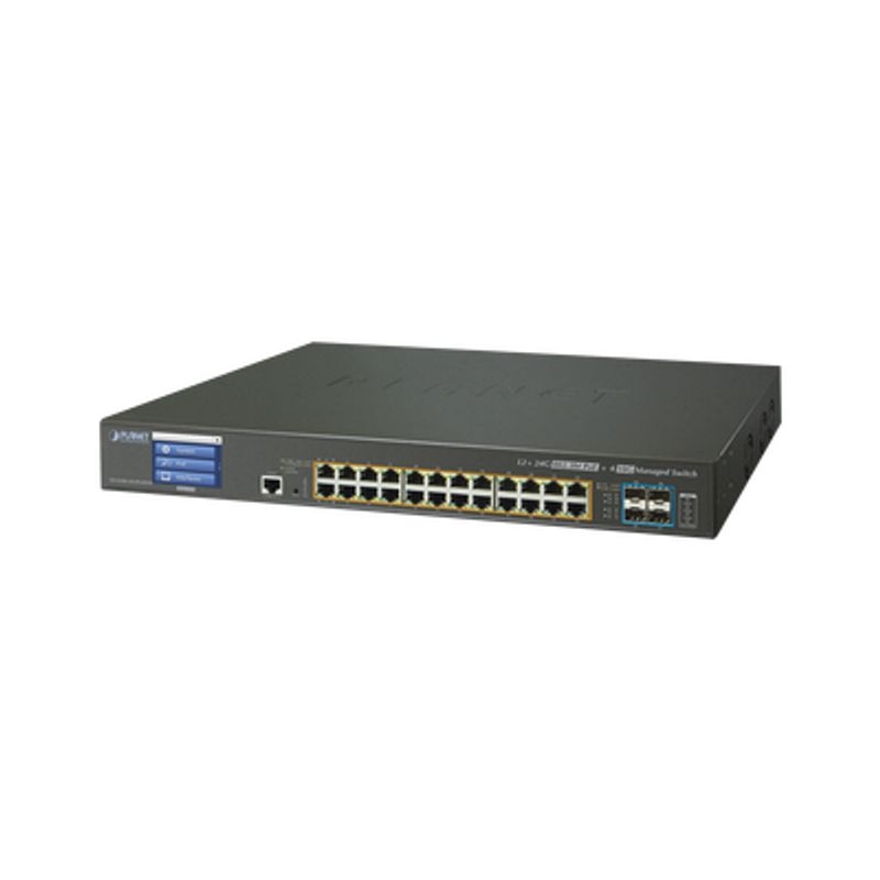Switch Administrable L3 24 Puertos 10/100/1000 Mbps C/ultra Poe 400 Watts 4 Puertos 10g Sfp Switch Administrable L3 24 Puertos 10/100/1000 Mbps C/ultra Poe 400 Watts 4 Puertos 10g Sfp