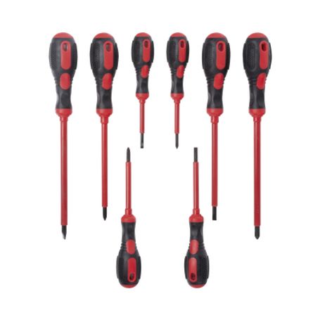 Juego De 8 Desarmadores Con Aislante Para Electricistas. 