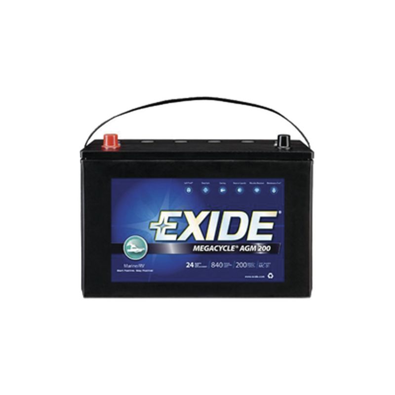 Bateria Exide Tecnologia De Agm Marina 12 V 100 Ah 