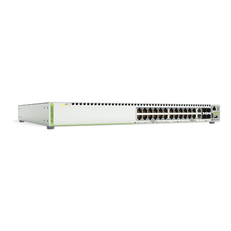 Switch Poe Stackeable Capa 3 24 Puertos 10/100/1000 Mbps  2 Puertos Sfp Combo  2 Puertos Sfp 10 G Stacking 370 W