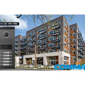 commax drc10mlrf1  frente de calle para 10 apartamentos compatible con monitores  commax conexión directa a 4 hilos al monitor 