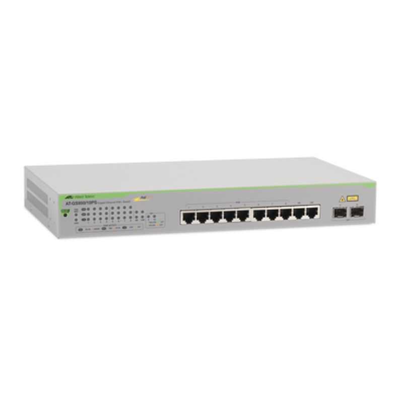 Switch Poe Gigabit Websmart De 10 Puertos 10/100/1000 Mbps (2 X Combo)  2 Puertos Gigabit Sfp (combo) 75 W