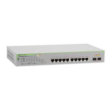 Switch Poe Gigabit Websmart De 10 Puertos 10/100/1000 Mbps (2 X Combo)  2 Puertos Gigabit Sfp (combo) 75 W