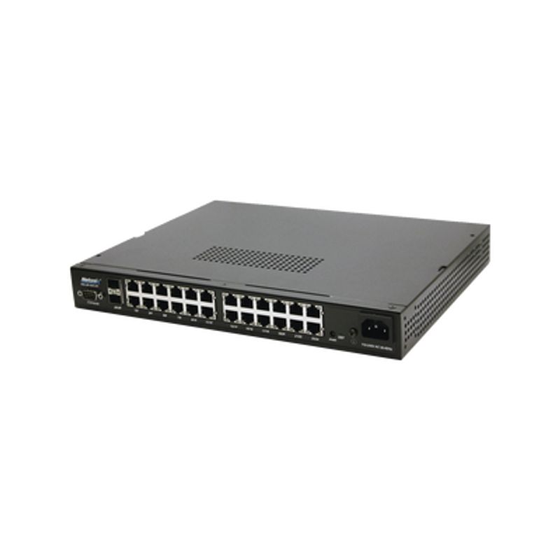 Switch Wisp Poe Administrable De 26 Puertos (24 Poe Gigabit  2 Sfp) 400w Entrada De 110/220 Vca