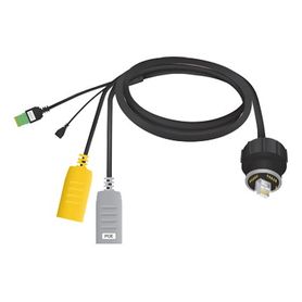 cable para uvcpro con salida de datos entrada y salida de audio y mfi rj45