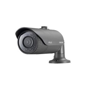 camara bala  ip 2mp infrarroja dianoche real icr video análisis wdr  lente 38mm ip66 para exterior wisenet iii