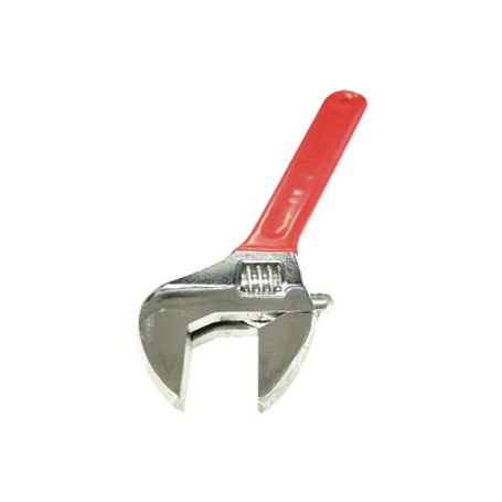 Llave Ajustable/tipo Perico De 8 (203 Mm) Con Forro Plástico Para Mejor Agarre.