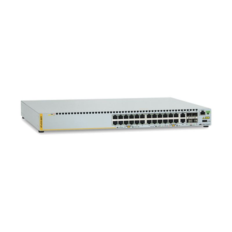 Switch De Acceso Poe Stackeable Capa 3 24 Puertos 10/100 Mbps  2 Sfp/rj45 Combo  2 Puertos Stacking 370 W