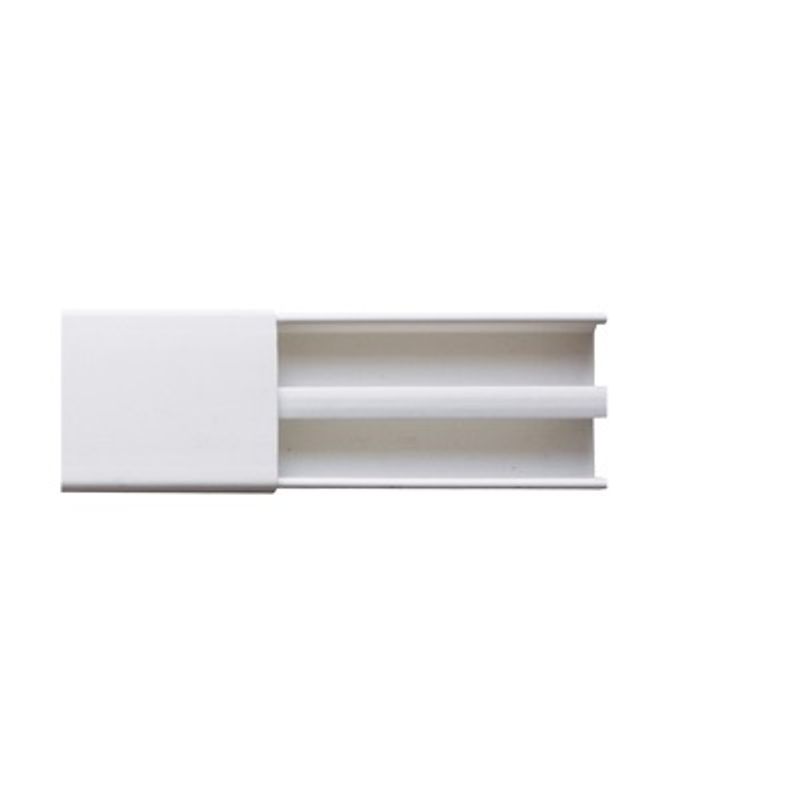 Canaleta Blanca 2 Vias 43x16mm De 2.5mts.