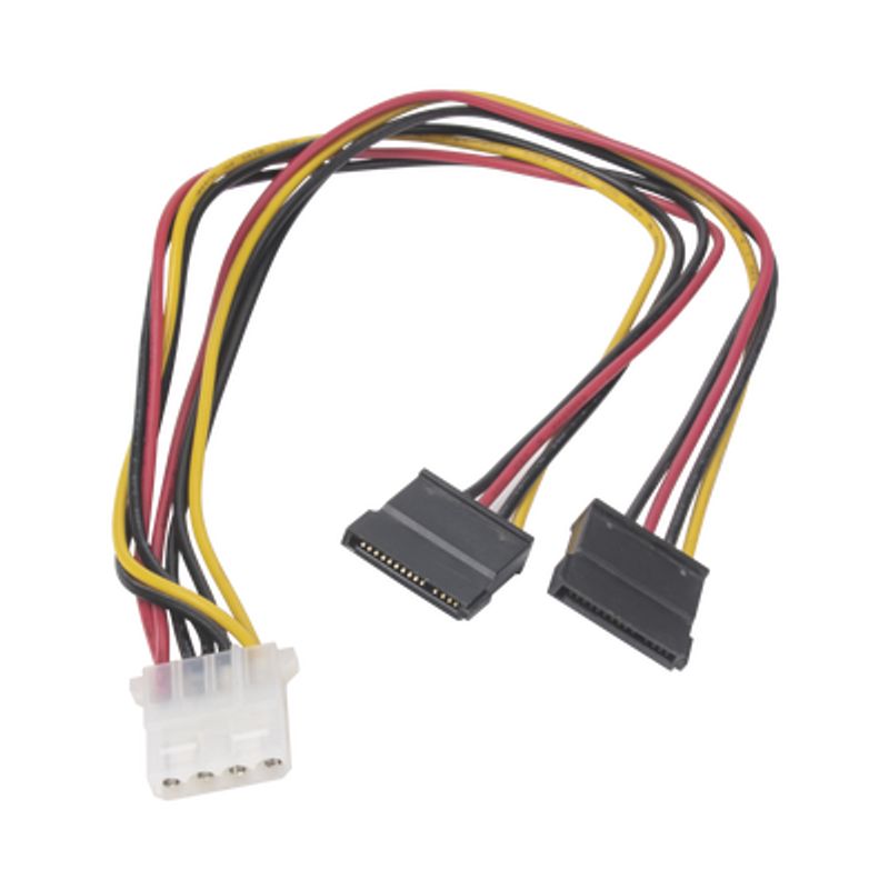 Cable Doble De Corriente Sata / Compatible Con Dvrs Epcom / Hikvision