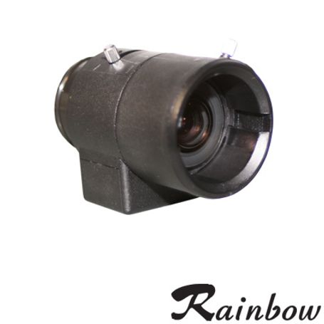 lente varifocal con auto iris para exteriores 3  8 mm iris automático  dc dia y noche