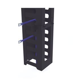 kit organizador vertical de cable sencillo para rack abierto de 24 unidades para eiqr3224 y eirl5524dr188269