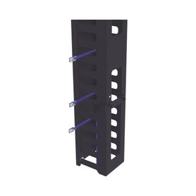 kit organizador vertical de cable sencillo para rack abierto de 45 unidades para eiqr3245 y eirl5545dr188300