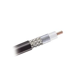 cable coaxial 90 de blindaje certificación rohs conductor de cobre revestido de aluminio 50 ohms carrete de 300 m
