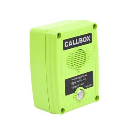 Callbox Intercomunicador Inalámbrico Via Radio Uhf 450470mhz Serie Q1 En Color Verde