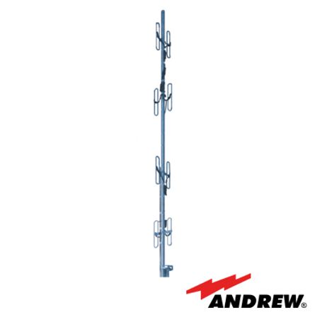 antena base de 8 dipolos 450  470 mhz resistente a humedad y diseno robusto