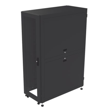 gabinete profesional para telecomunicaciones de 37ur 600 mm de ancho x 1200 mm de profundidad195005