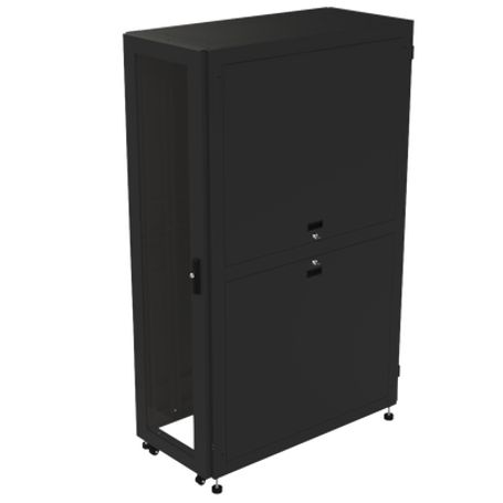 gabinete para telecomunicaciones rack estándar de 19 42ur 600 mm ancho x 1200 mm profundidad fabricado en acero202699