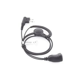 micrófono de solapa con audifono ajustable al oido para hyt tc500 518 600 610 700 y para motorola gp300 sp50 p1225 pro3150 mag 