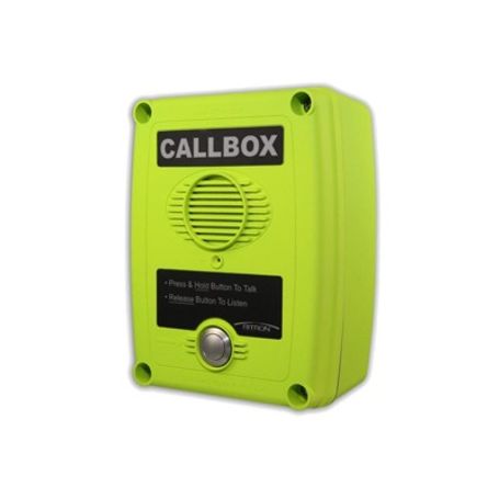 callbox intercomunicador inalámbrico via radio vhf 150165mhz serie q7 en color verde