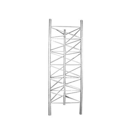 tramo de torre de desplante de 92 cm de ancho galvanizado por inmersión en caliente