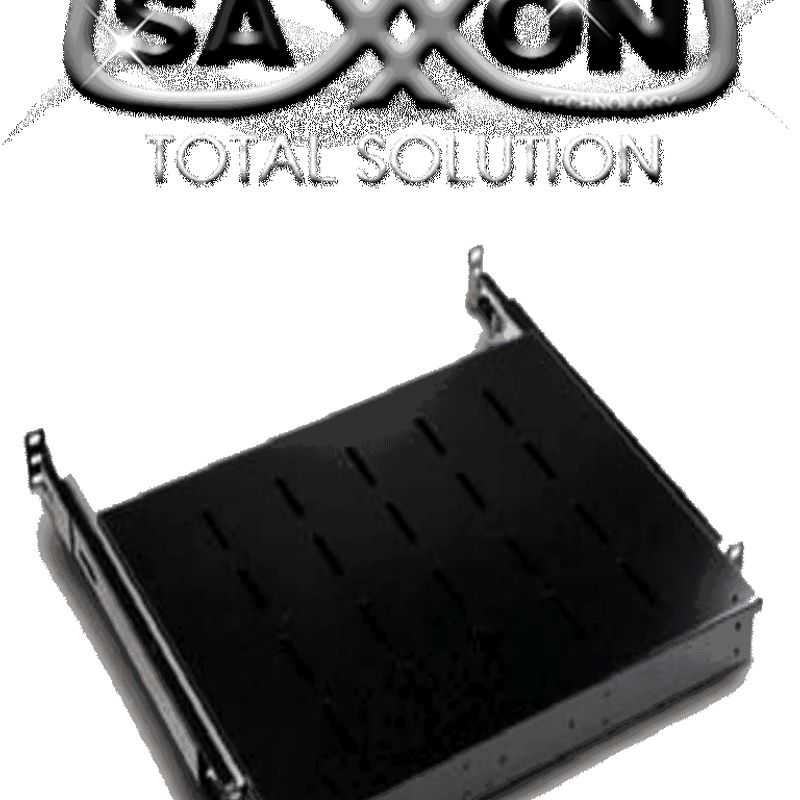 Saxxon 70033501 Charola Para Gabinete/ Deslizable Para Teclado/ Color Negro/ Medidas 440 Mm De Ancho X 350 Mm De Profundidad 1ur