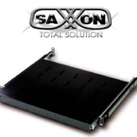 Saxxon 70033501 Charola Para Gabinete/ Deslizable Para Teclado/ Color Negro/ Medidas 440 Mm De Ancho X 350 Mm De Profundidad 1ur