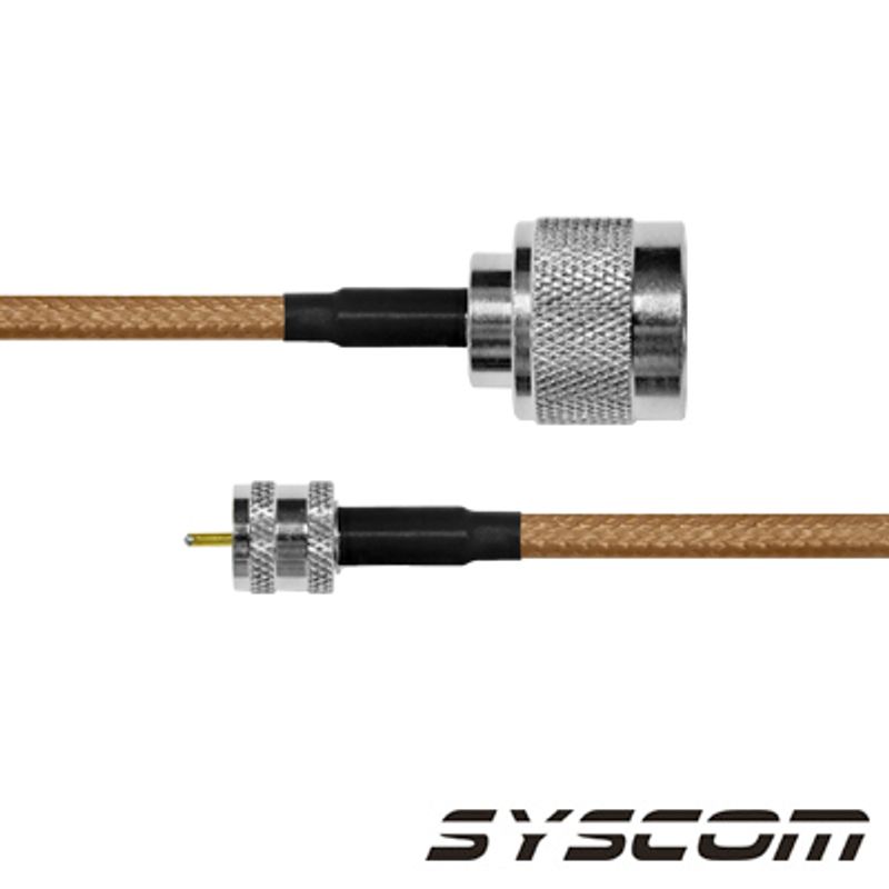 Cable Rg142 Con Conectores N Macho / Mini Uhf Macho. Cable Rg142 Con Conectores N Macho / Mini Uhf Macho.