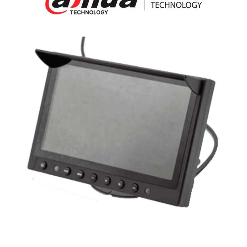 Dahua Mlcdf7t  Monitor Led De 7 Pulgadas Para Grabadores Moviles/ Pantalla Multitouch/