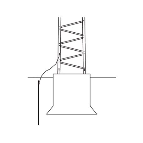 sistema de aterrizaje básico para estructura de torre titan