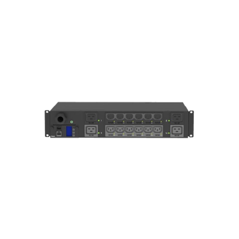 Pdu Switchable Y Monitoreable Por Toma (ms) Para Distribución De Energia Enchufe De Entrada Nema L630p Con 12 Salidas C13 Y 4 Sa