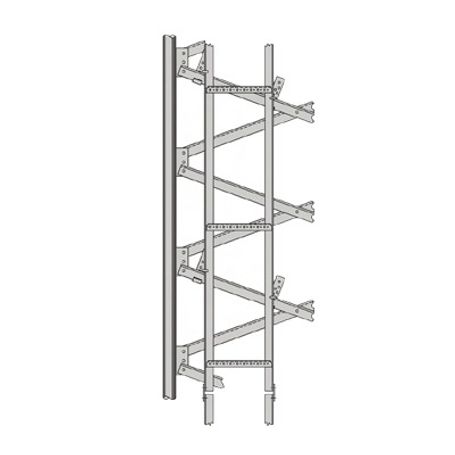 Guia De Cable Tipo Escalerilla De 20 Pies De Altura (6 Metros) Para Torre Ssv.