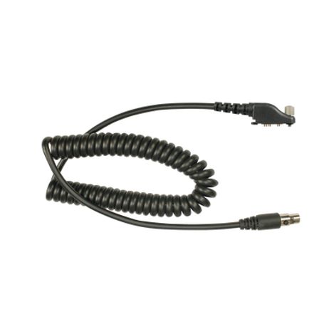 cable resistente al fuego ul914 para auricular hdsemb con atenuación de ruido para radios icom icf50 60 3161 4161 30gs 30gt 40g