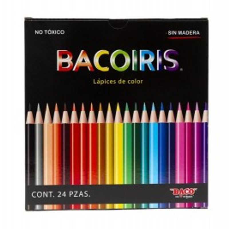 Colores BACO BACOIRIS LP003/52544 C/24 Piezas Redondo Colores Surtido  TL1 