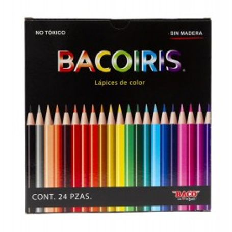 Colores BACO BACOIRIS LP003/52544 C/24 Piezas Redondo Colores Surtido  TL1 