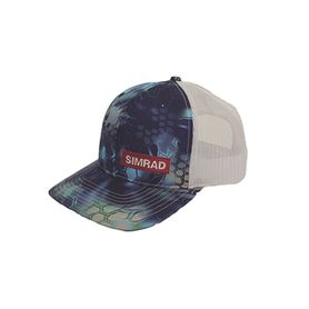 gorra color azul y blanco con logo simrad177483