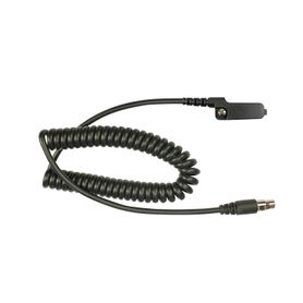 cable para auricular hdsemb con atenuación de ruido para radios kenwood series 80 90 140 180 nx200 300 410  compatible con vox 