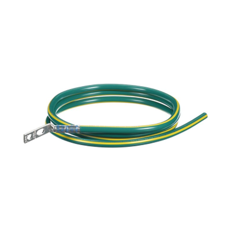 Kit De Jumper Para Conexión De Gabinete O Rack De Telecomunicaciones A Barra De Tierra Fisica 6 Awg 1.52 M De Largo