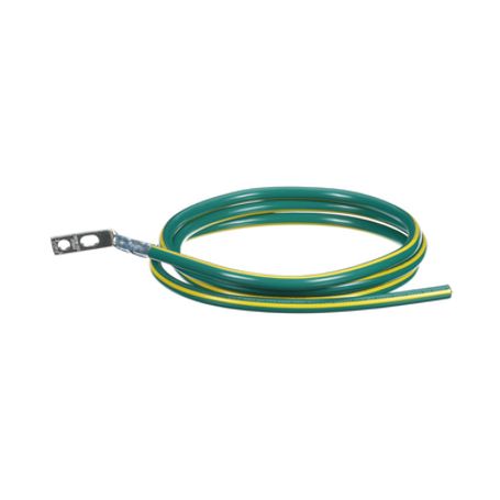 Kit De Jumper Para Conexión De Gabinete O Rack De Telecomunicaciones A Barra De Tierra Fisica 6 Awg 1.52 M De Largo
