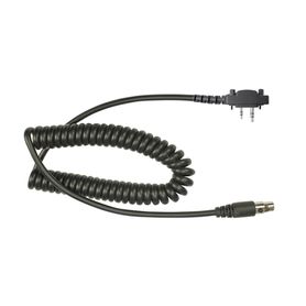 cable resistente al fuego ul914 para auricular hdsemb con atenuación de ruido para radios icom ic200030033013302131034003401340