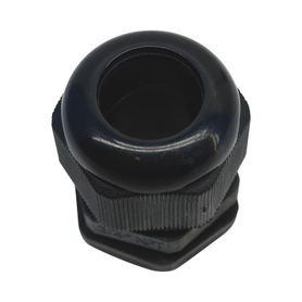 conector plástico negro tipo glándula para rosca npt 34210797