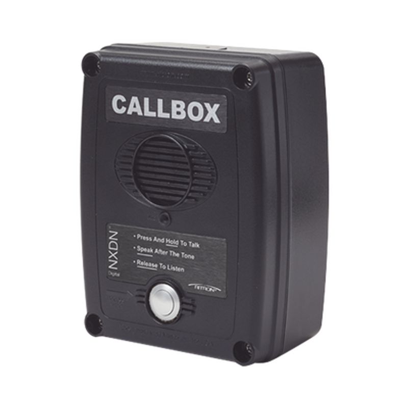 Callbox Digital Nxdn Intercomunicador Inalámbrico Via Radio Vhf 150165mhz Serie Xd En Color Negro