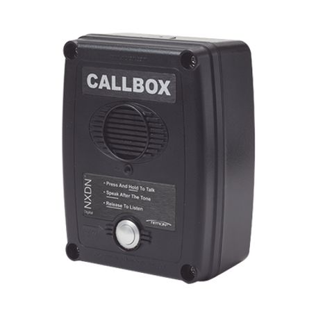 Callbox Digital Nxdn Intercomunicador Inalámbrico Via Radio Vhf 150165mhz Serie Xd En Color Negro